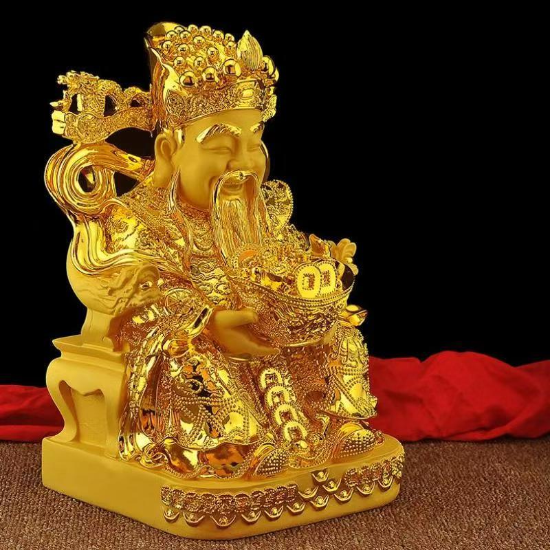 Feng Shui Gold God of Wealth L - đánh giá và giá Resin Crafts