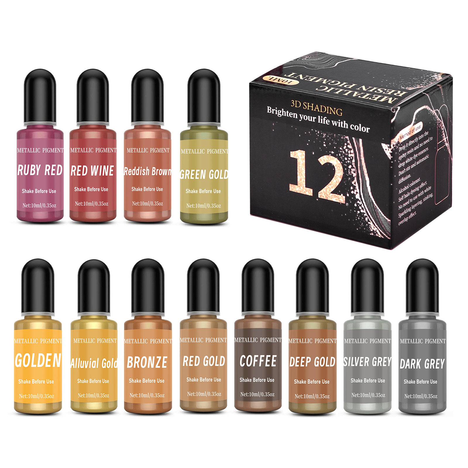 1set Art Ink Alcohol Epoxy Res - đánh giá và giá Resin Dye Alcohol