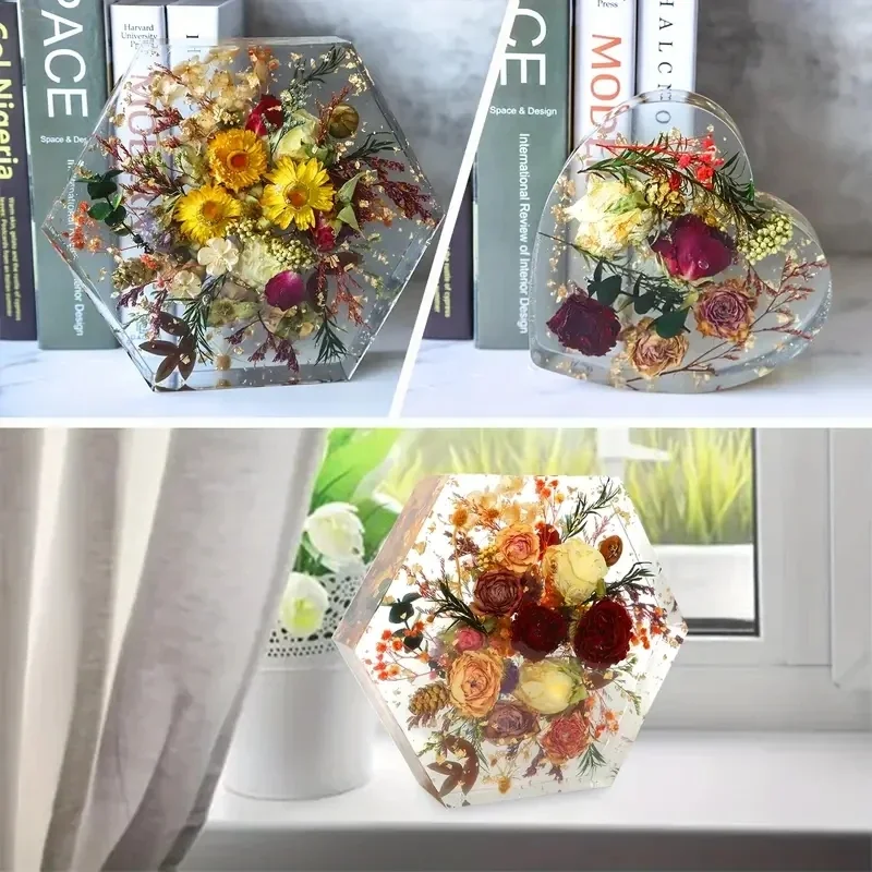 3/7pc Large Silicone Resin Mol - đánh giá và giá Flower Preservation Resin