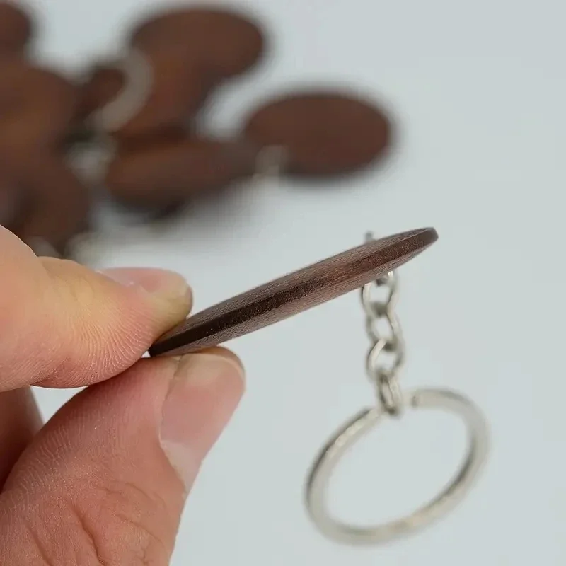 10Pcs Wooden Keychains Vintage - đánh giá và giá Wood Ring Blank