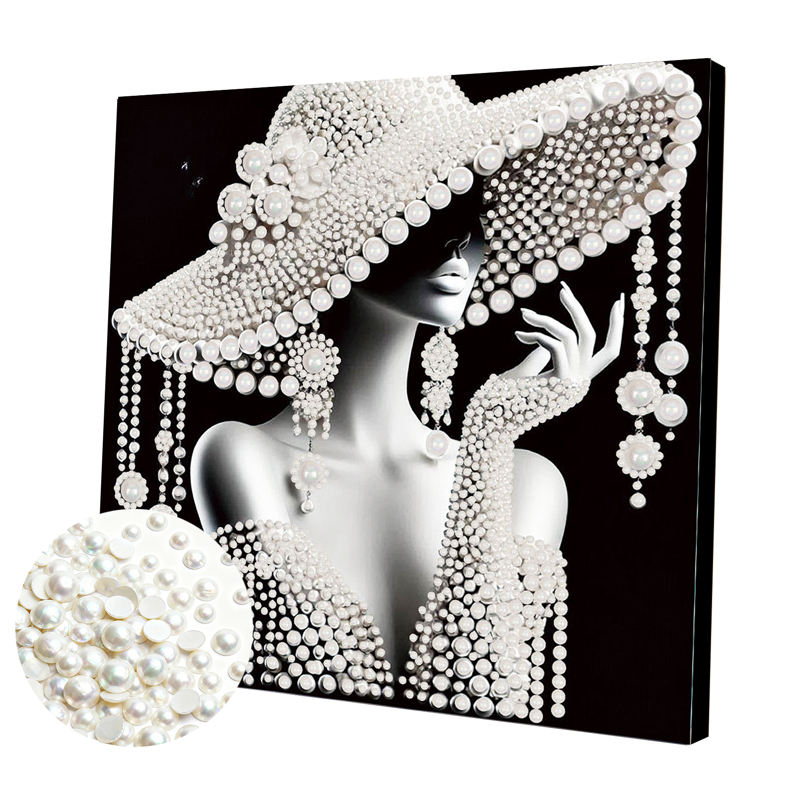 DIY Ladies Pearl Painting Art  - đánh giá và giá Resin Craft For Beginners