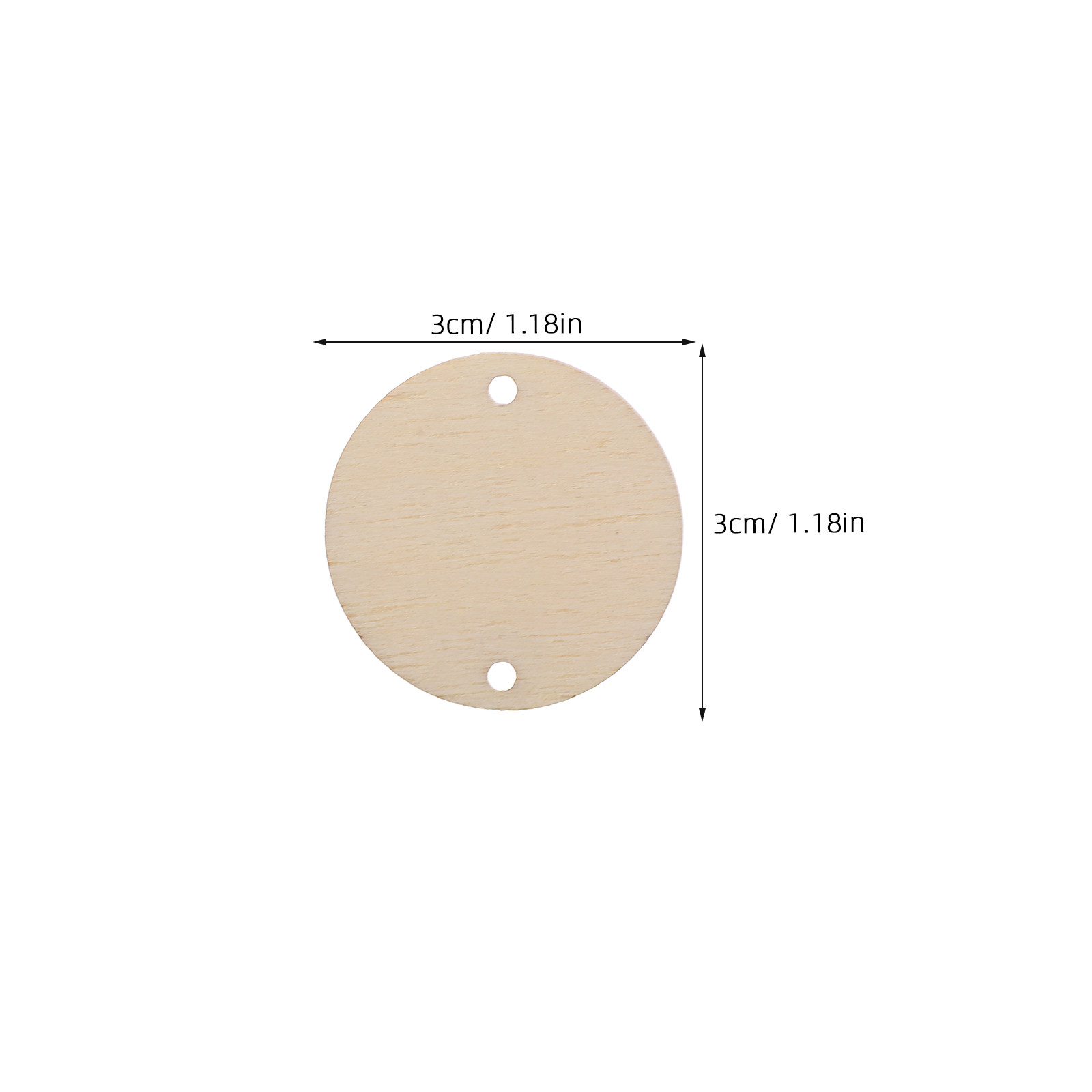 100Pcs Round Wood Chips Calend - đánh giá và giá Wood Ring Blank