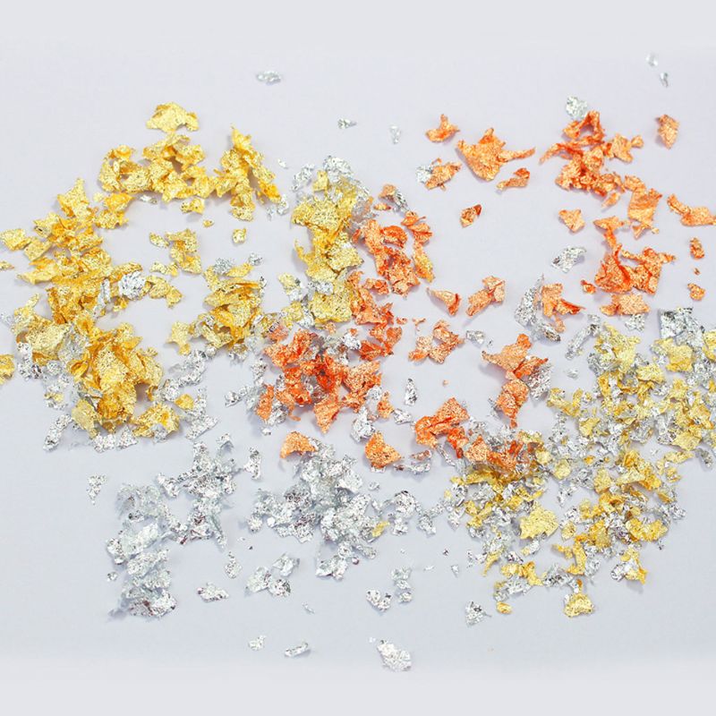 3Box Gold Leaf Flakes Foil Pap - đánh giá và giá Gold Foil Flakes