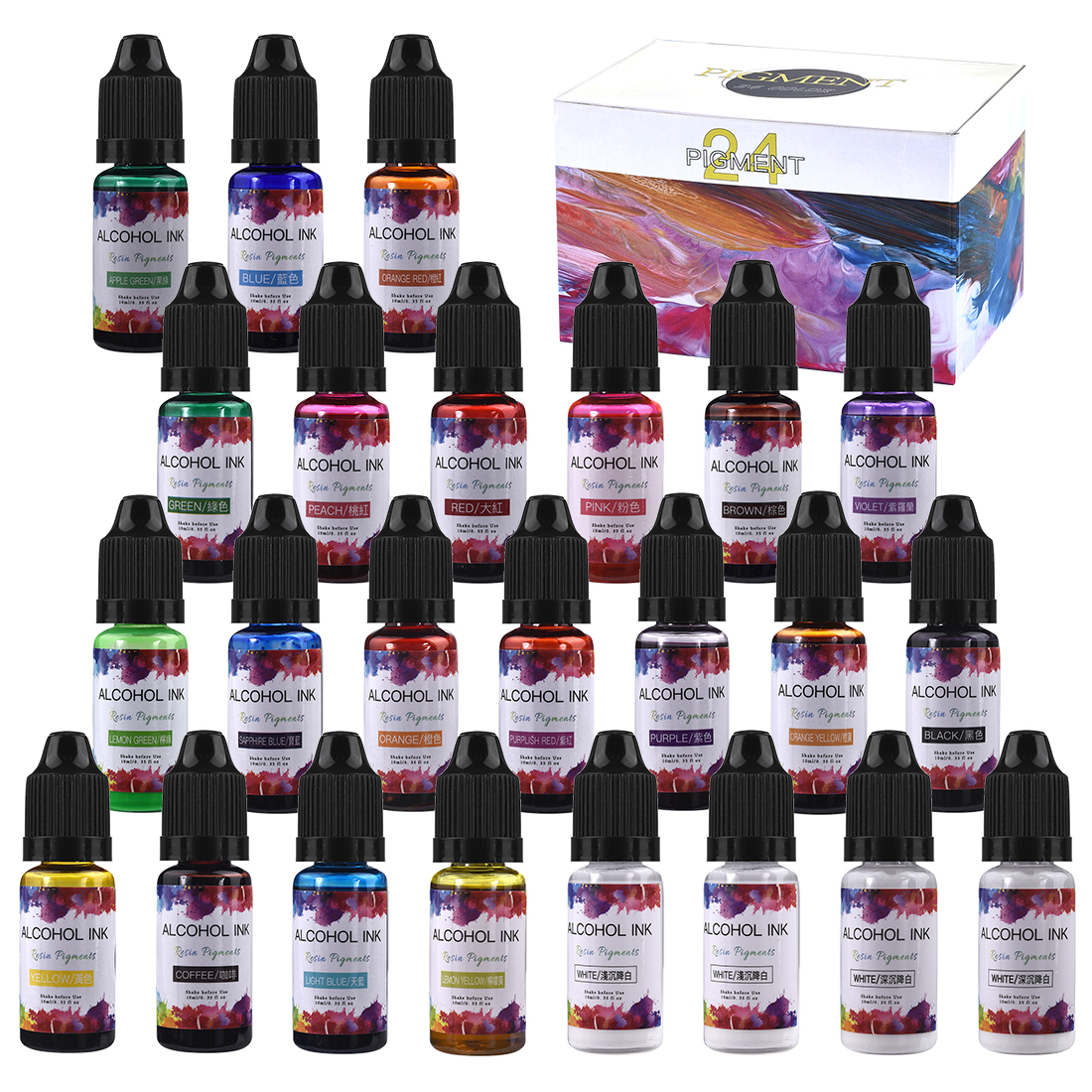 10ML Art Ink Alcohol Resin Pig - đánh giá và giá Resin Dye Alcohol