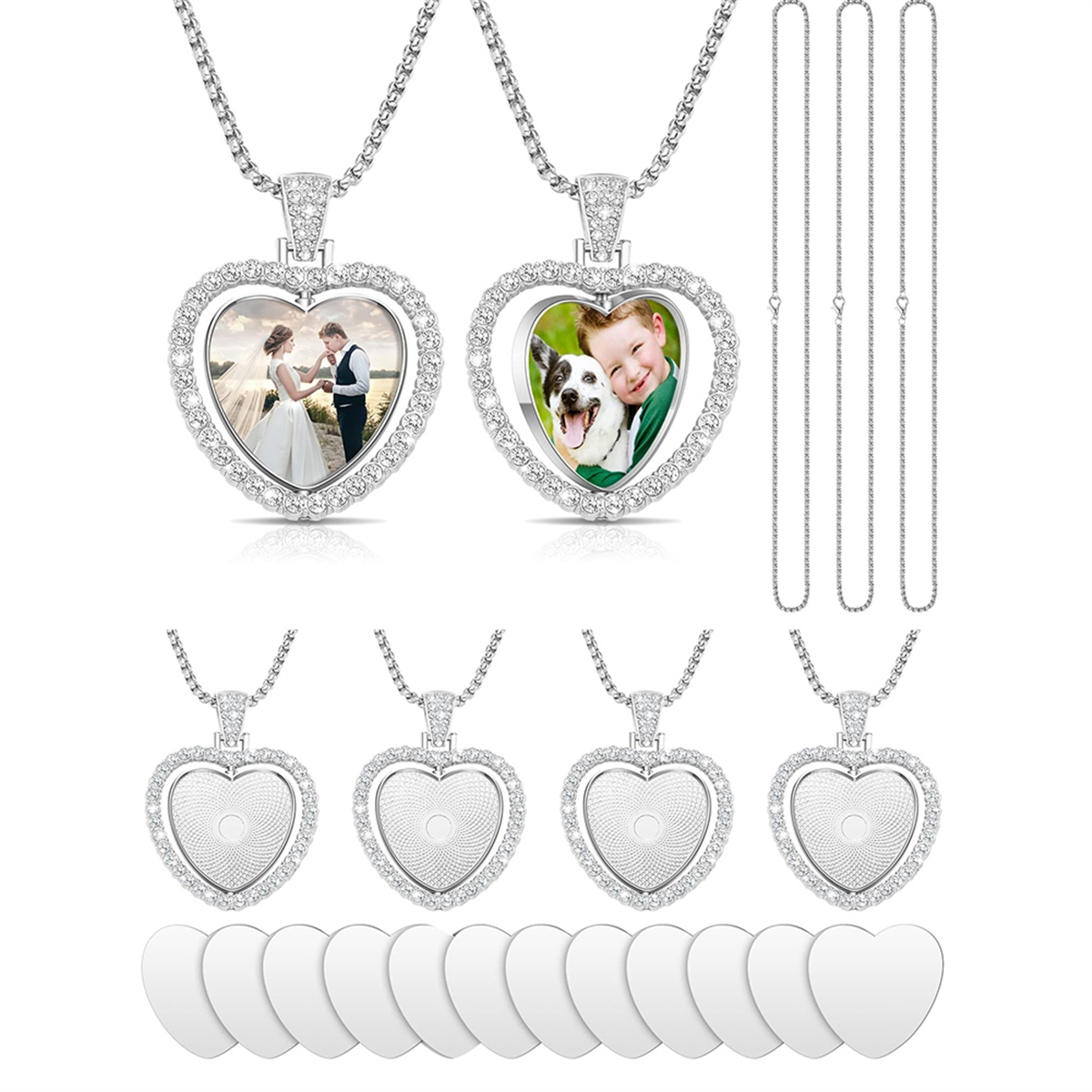 24Pcs Sublimation Rhinestone T - đánh giá và giá Bezels Set Pendant