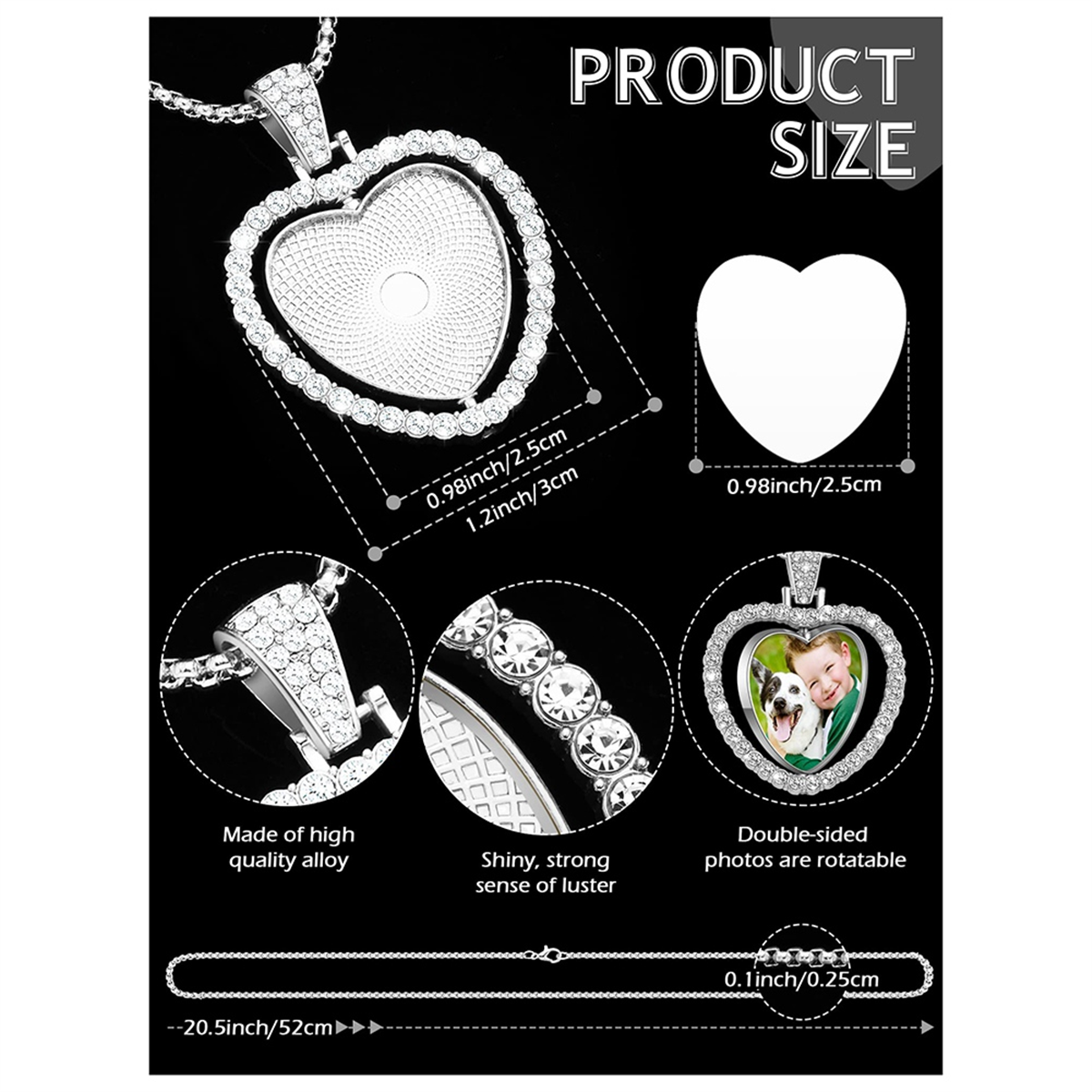 24Pcs Sublimation Rhinestone T - đánh giá và giá Bezels Set Pendant