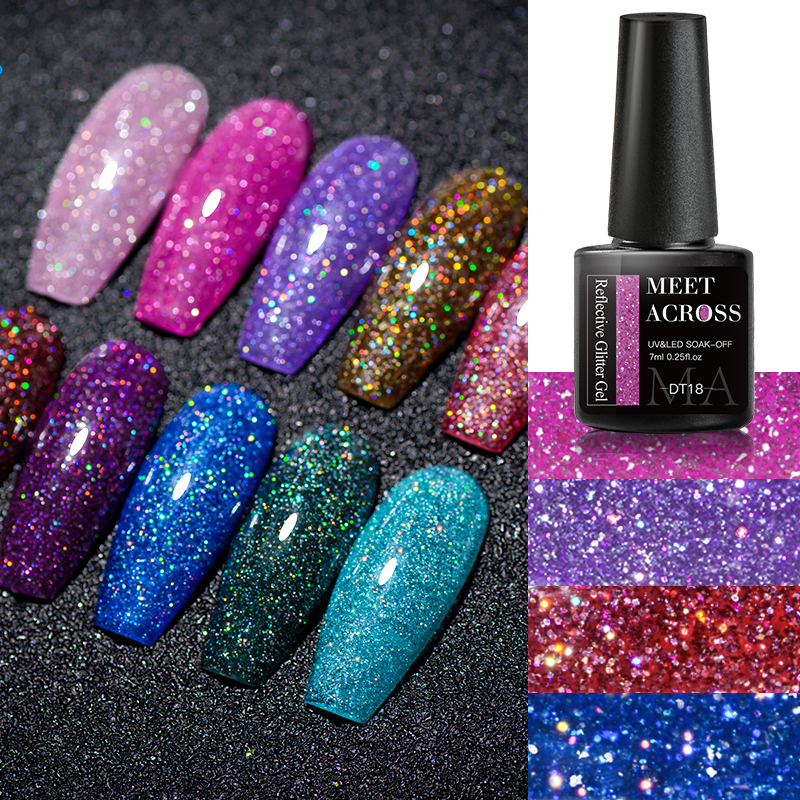 6Pcs Glitter Nail Gel Polish S - đánh giá và giá Resin Glitter Pack