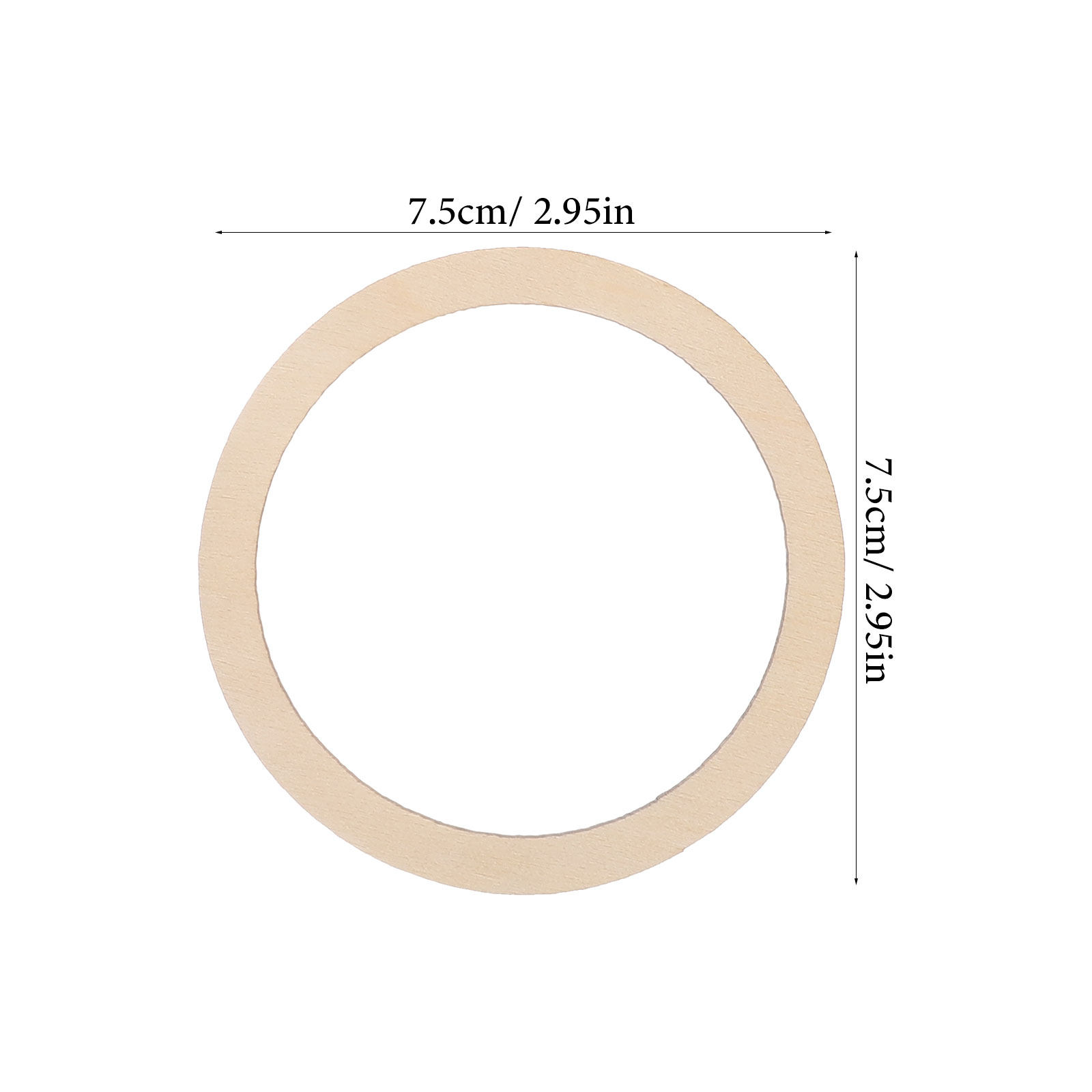 20Pcs Blank Wooden Circles Smo - đánh giá và giá Wood Ring Blank