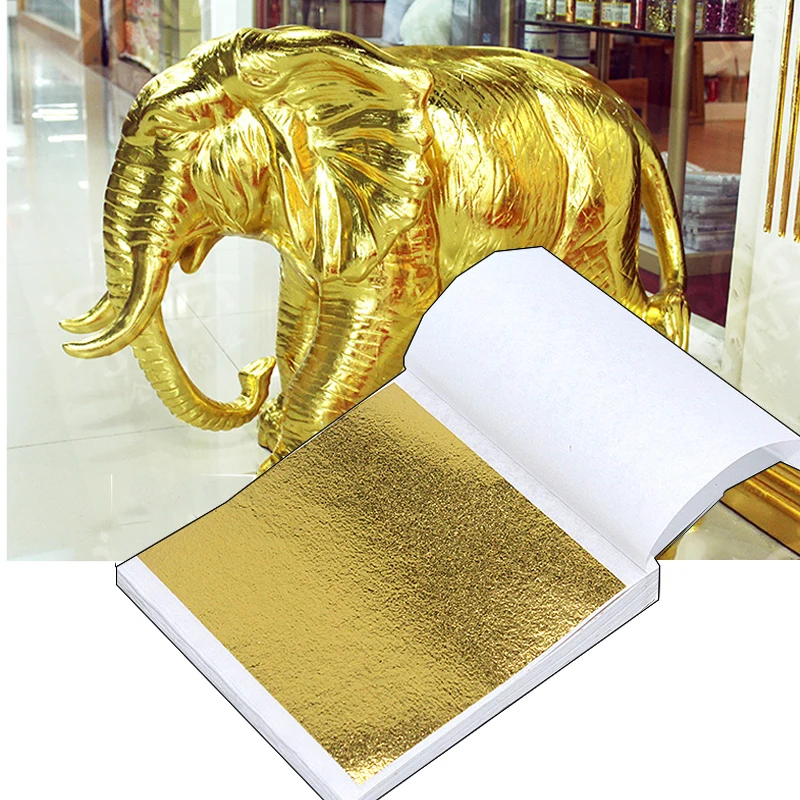 Aomily 9x9cm 100 Sheets Practi - đánh giá và giá Gold Foil Flakes