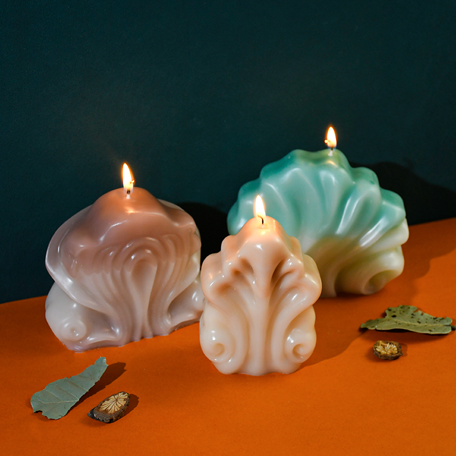 Ocean Shell Candle Silicone Mo - đánh giá và giá Resin Ocean Wave Mold