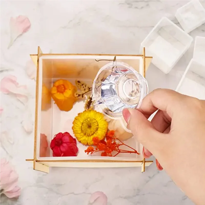 Large Square Resin Molds Upgra - đánh giá và giá Flower Preservation Resin