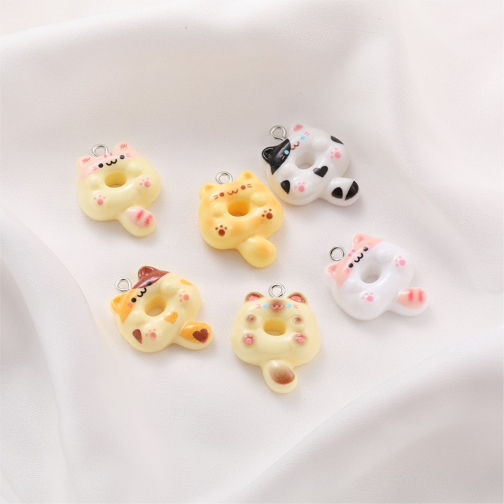 10Pcs Kawaii Cartoon Cat Resin - đánh giá và giá Resin Crafts