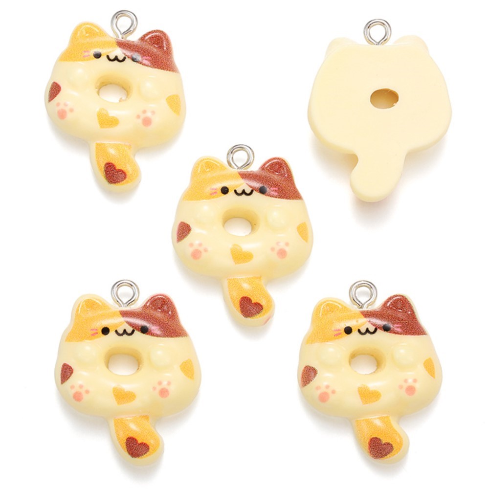 10Pcs Kawaii Cartoon Cat Resin - đánh giá và giá Resin Crafts