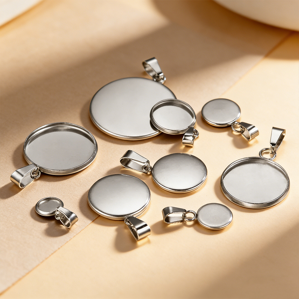 10pcs 316 Stainless Steel 6~20 - đánh giá và giá Bezels Set Pendant