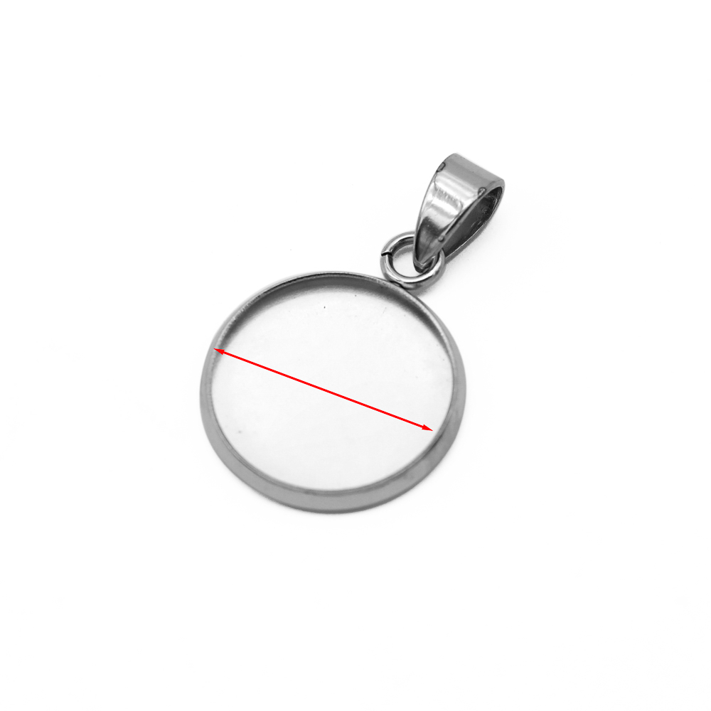 10pcs 316 Stainless Steel 6~20 - đánh giá và giá Bezels Set Pendant