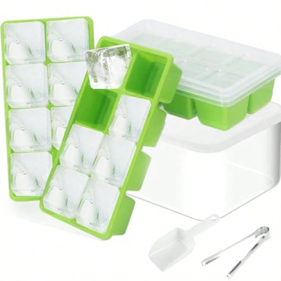 Ice Trays For Freezer With Lid - đánh giá và giá Silicone Mold Tray