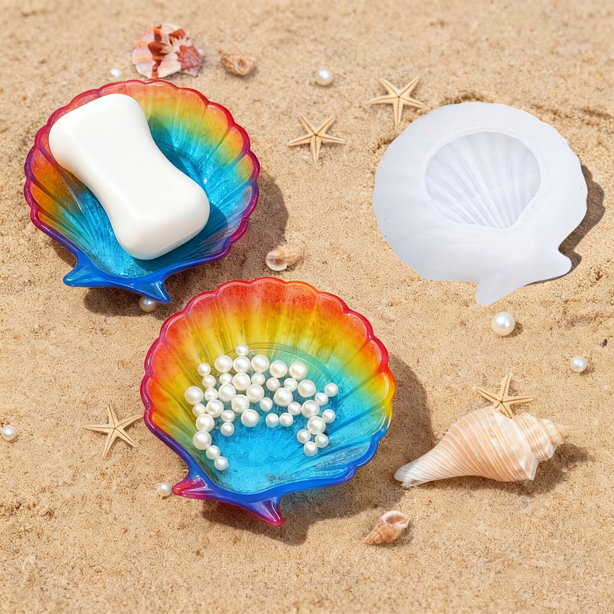 1 piece of silicone shell resi - đánh giá và giá Resin Craft Ideas