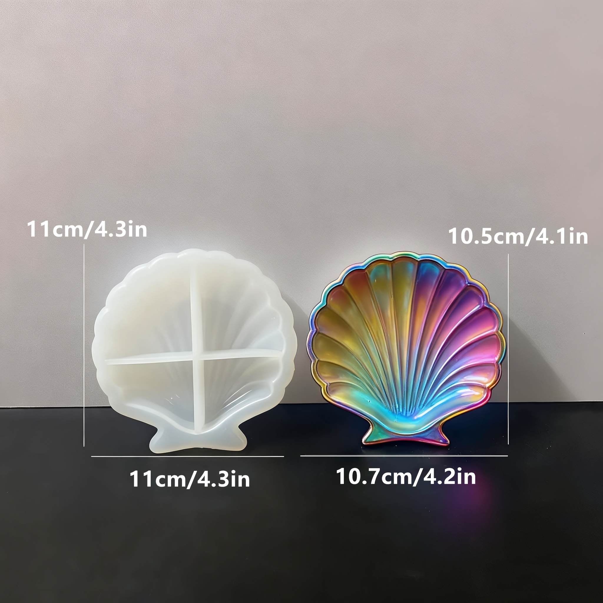 1 piece of silicone shell resi - đánh giá và giá Resin Craft Ideas