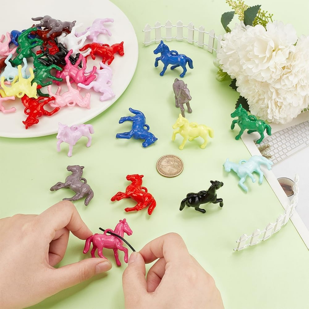 48pcs Opaque Acrylic Pendants  - đánh giá và giá Resin Crafts