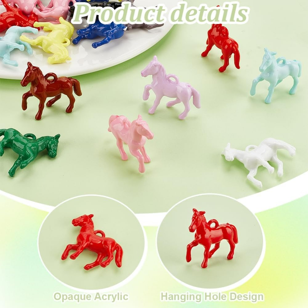 48pcs Opaque Acrylic Pendants  - đánh giá và giá Resin Crafts