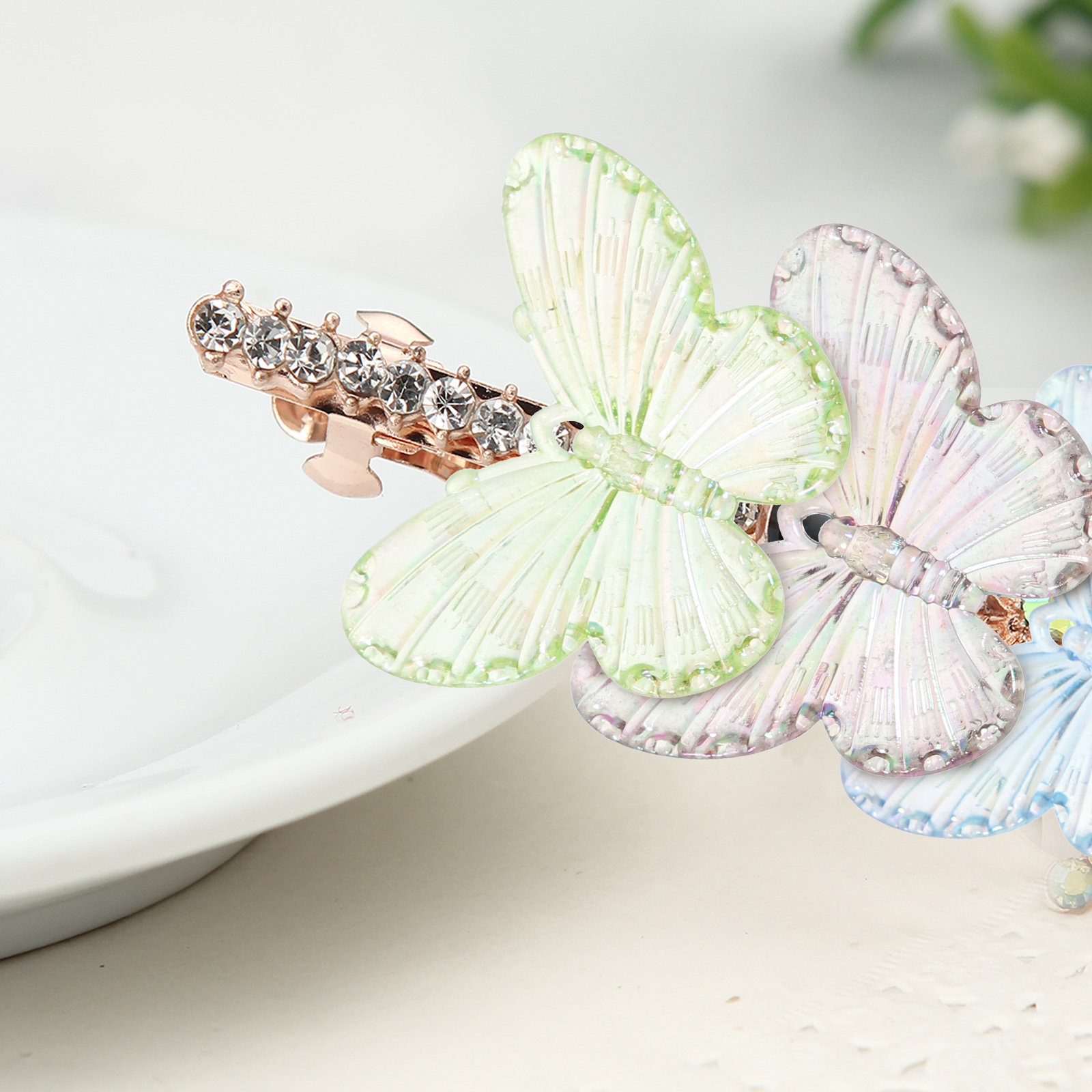 40Pcs Electroplated Butterflie - đánh giá và giá Resin Craft Supplies