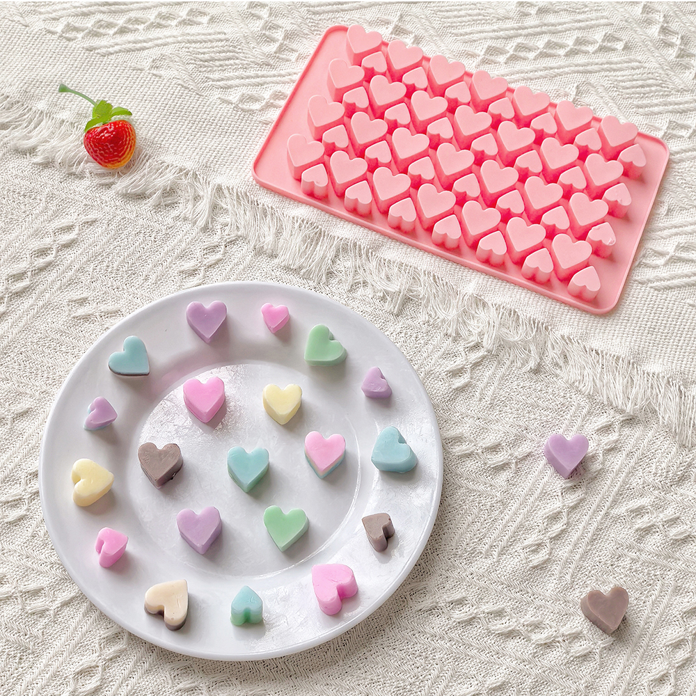 56 cavity size heart-shaped ch - đánh giá và giá Silicone Mold Tray