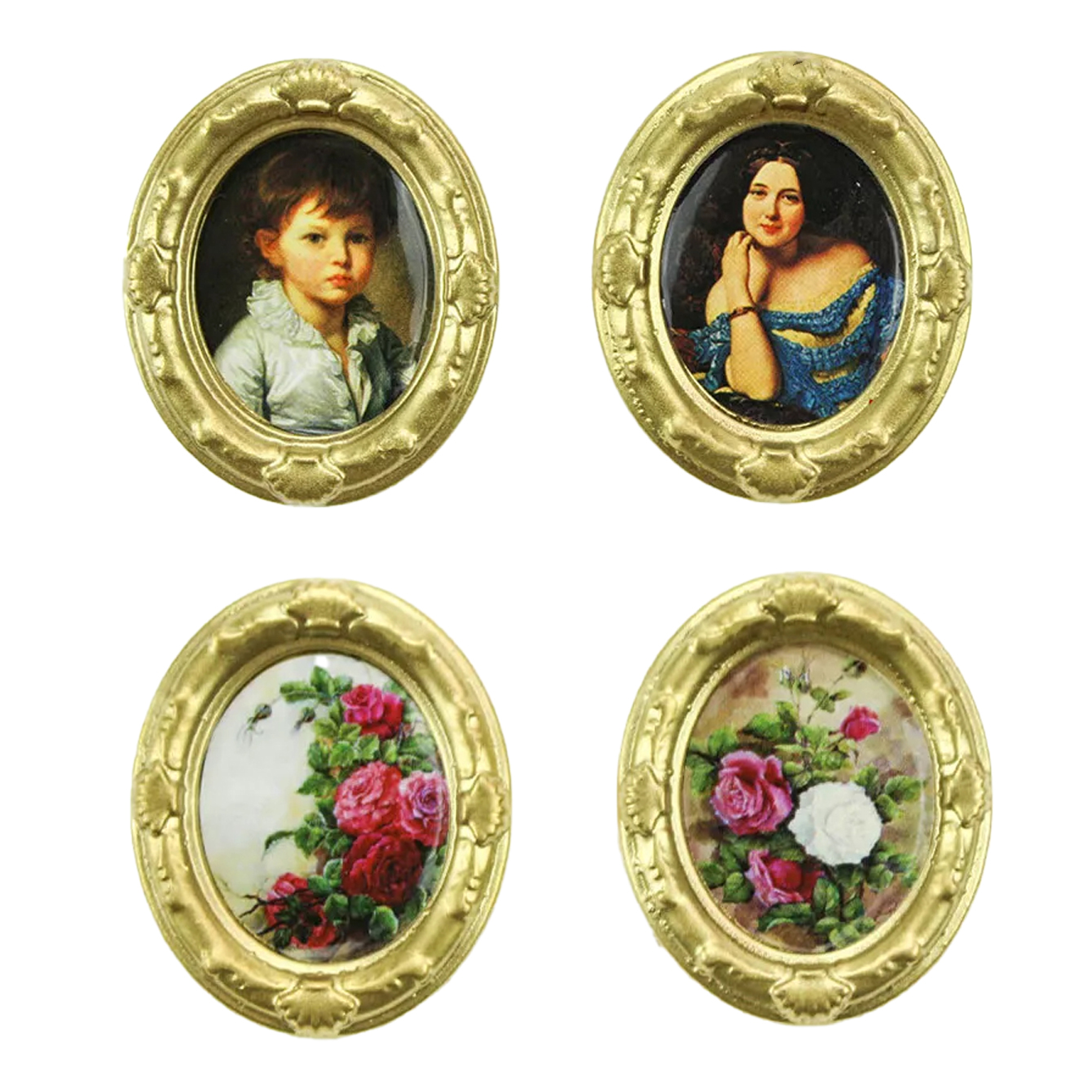 2 pieces of miniature oil pain - đánh giá và giá Resin Crafts