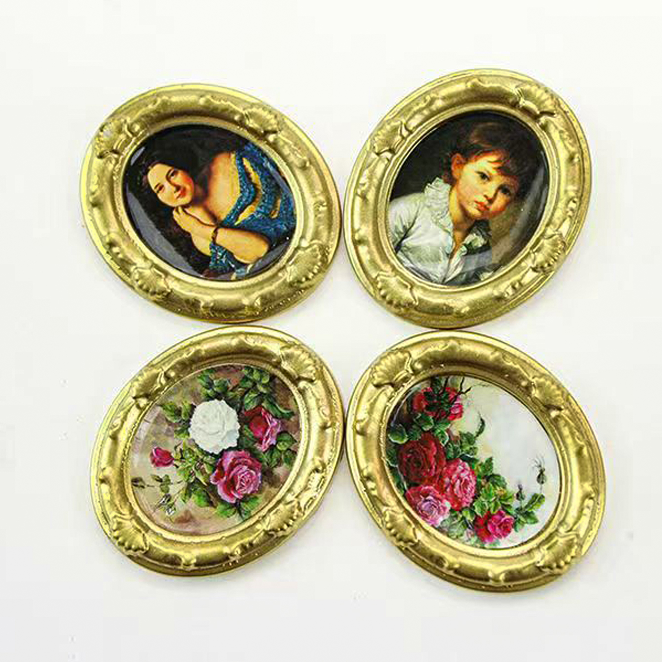 2 pieces of miniature oil pain - đánh giá và giá Resin Crafts