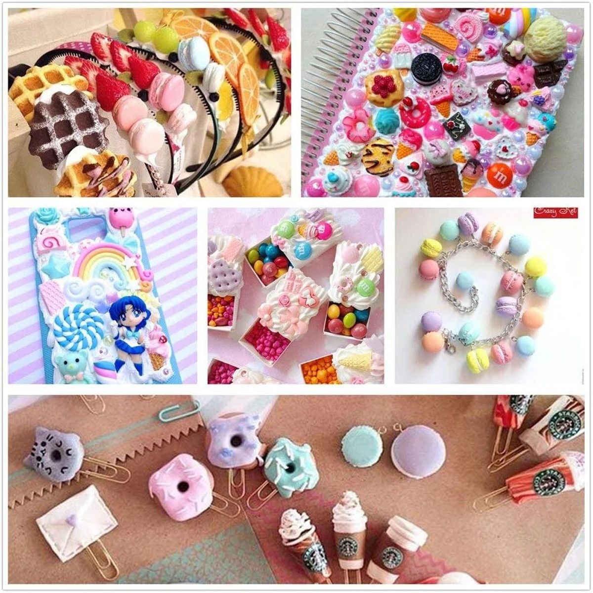 30pcs Random Candy Slime Charm - đánh giá và giá Resin Crafts