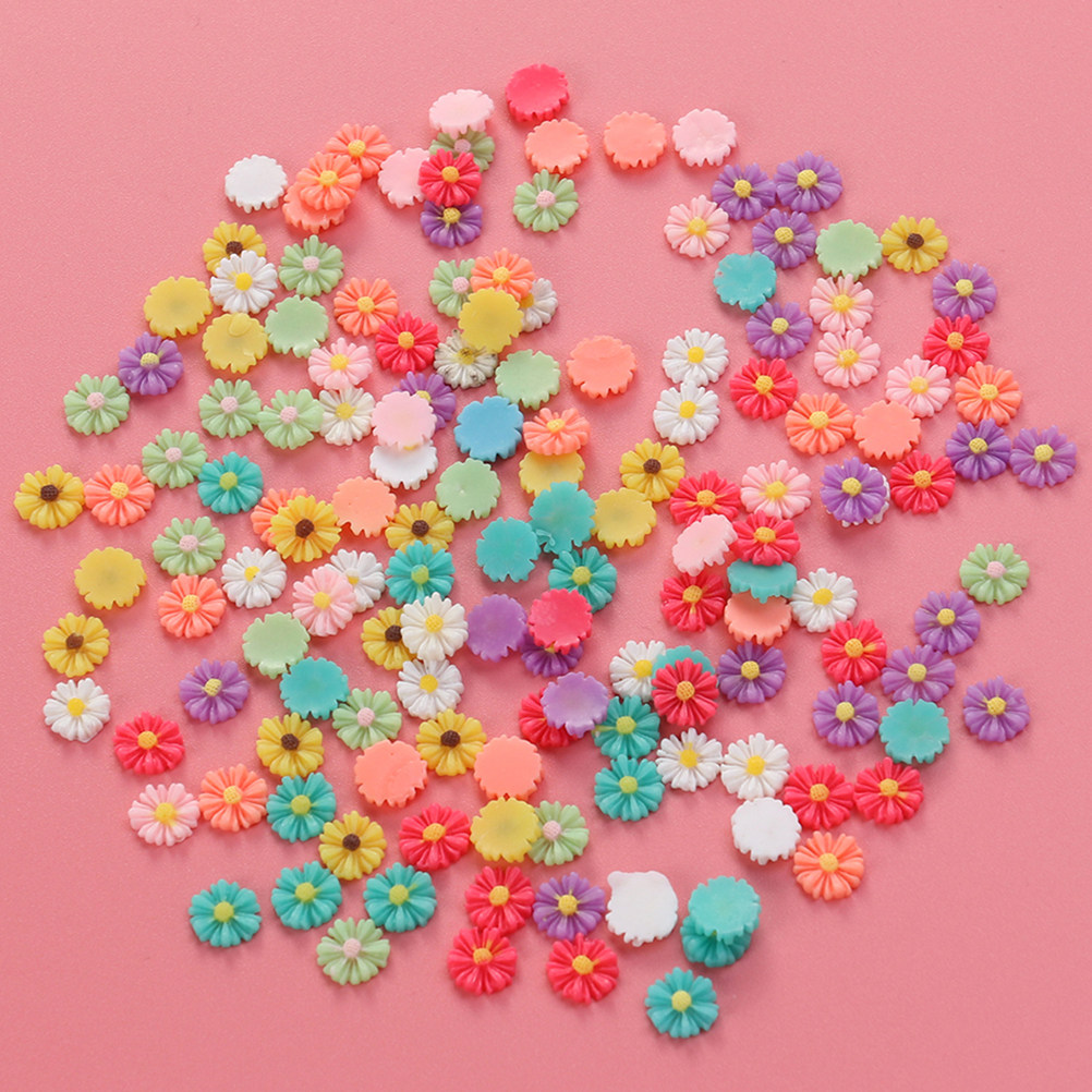 50Pcs 9Mm Small Daisy Resin Fl - đánh giá và giá Resin Crafts Diy