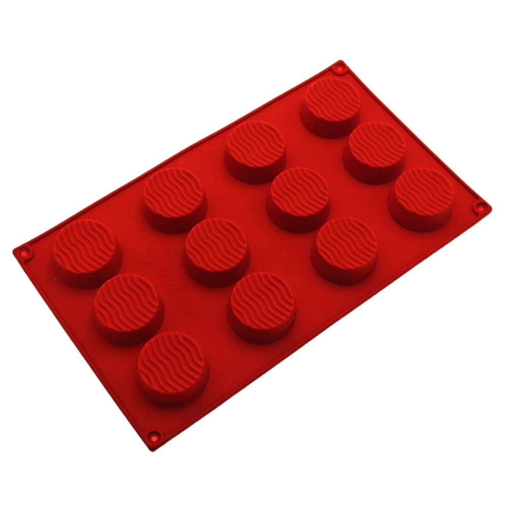 New Arrival 12 Hole Round Wavy - đánh giá và giá Coaster Mold Round