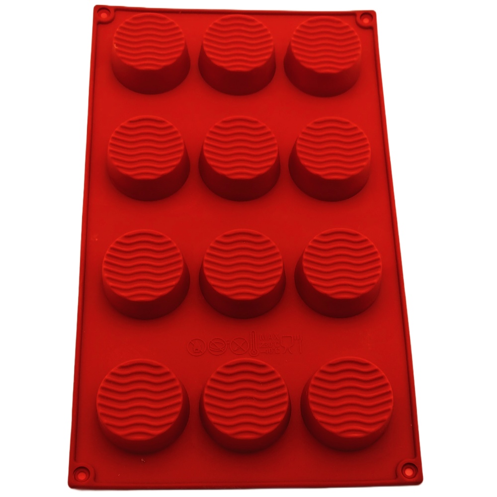 New Arrival 12 Hole Round Wavy - đánh giá và giá Coaster Mold Round