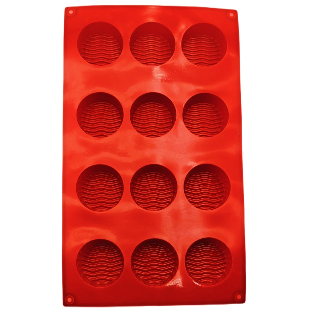 New Arrival 12 Hole Round Wavy - đánh giá và giá Coaster Mold Round