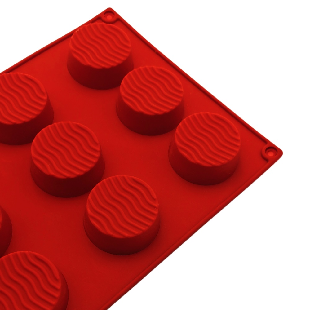 New Arrival 12 Hole Round Wavy - đánh giá và giá Coaster Mold Round