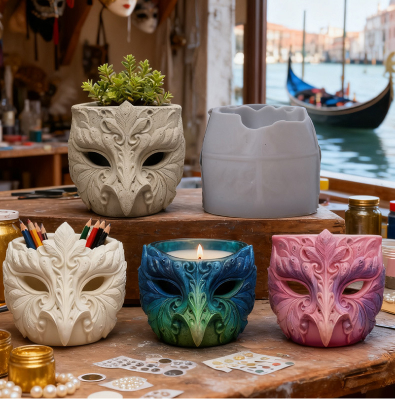 Resin Drip Candle Cups  Cement - đánh giá và giá Resin Craft Workshop