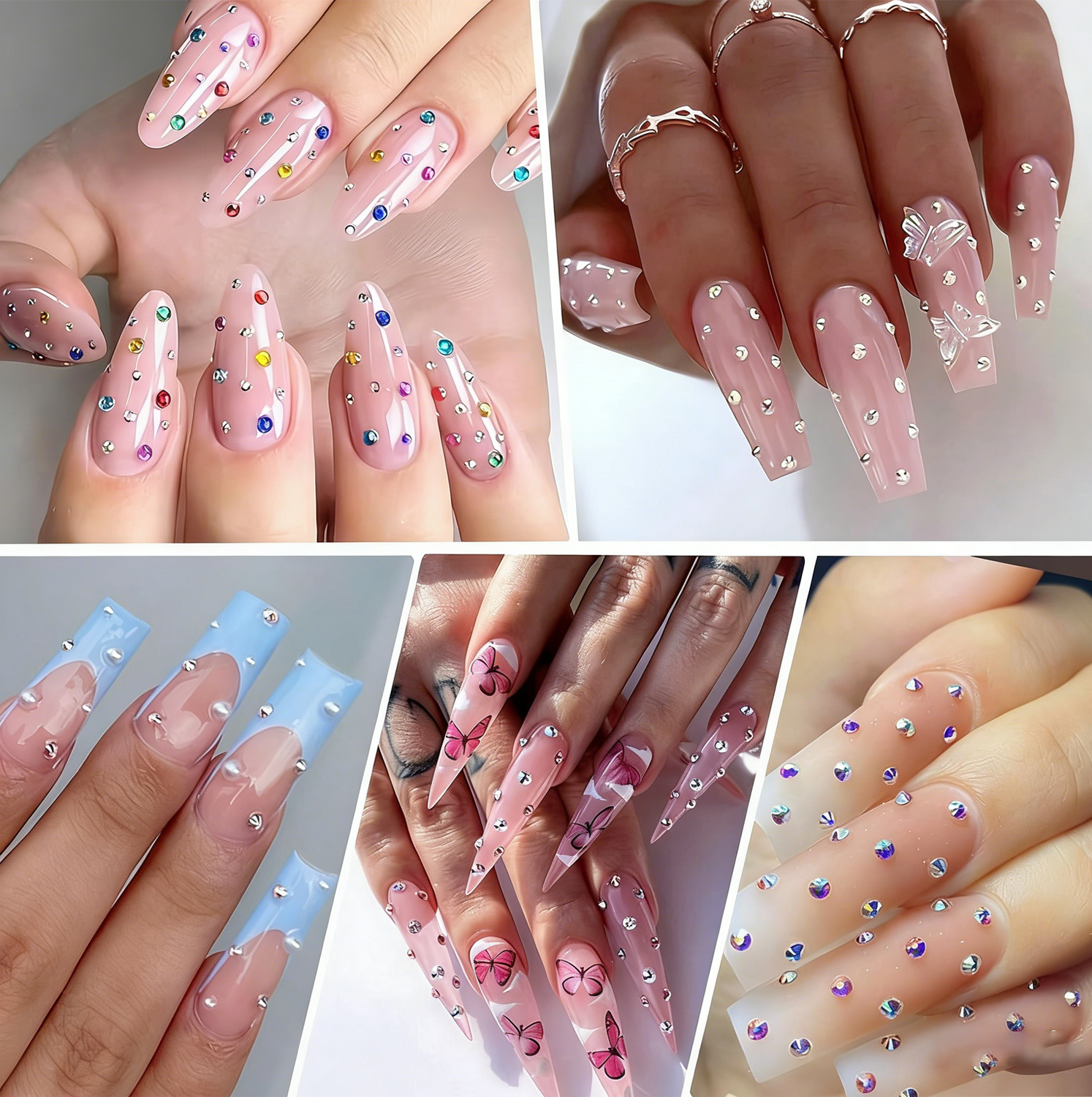 2400pcs 2mm AB Jelly Rhineston - đánh giá và giá Resin Glitter Pack