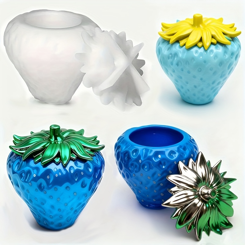 1 piece of strawberry can resi - đánh giá và giá Resin Craft Ideas