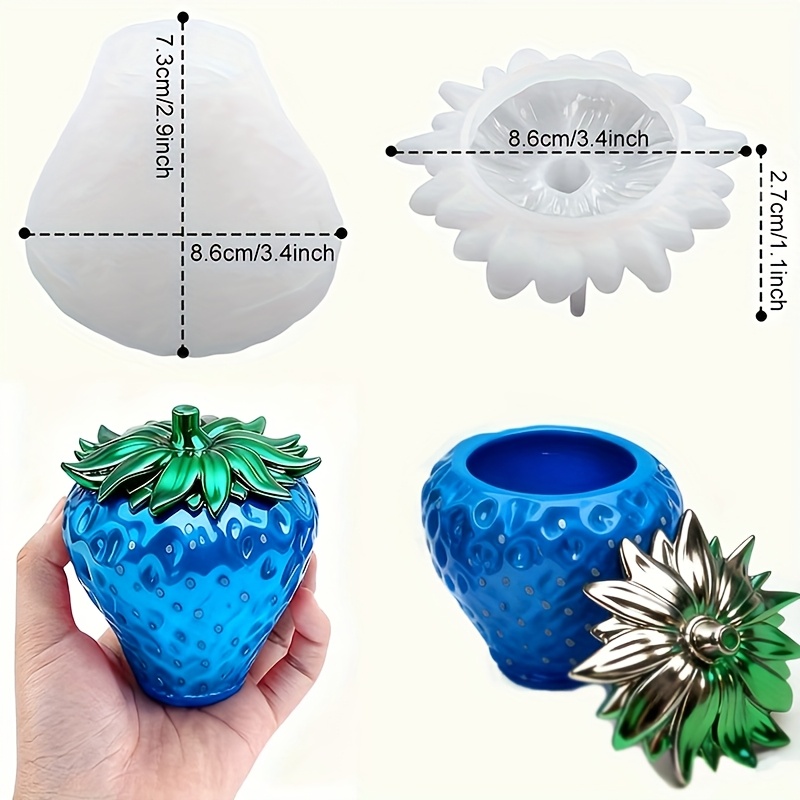 1 piece of strawberry can resi - đánh giá và giá Resin Craft Ideas