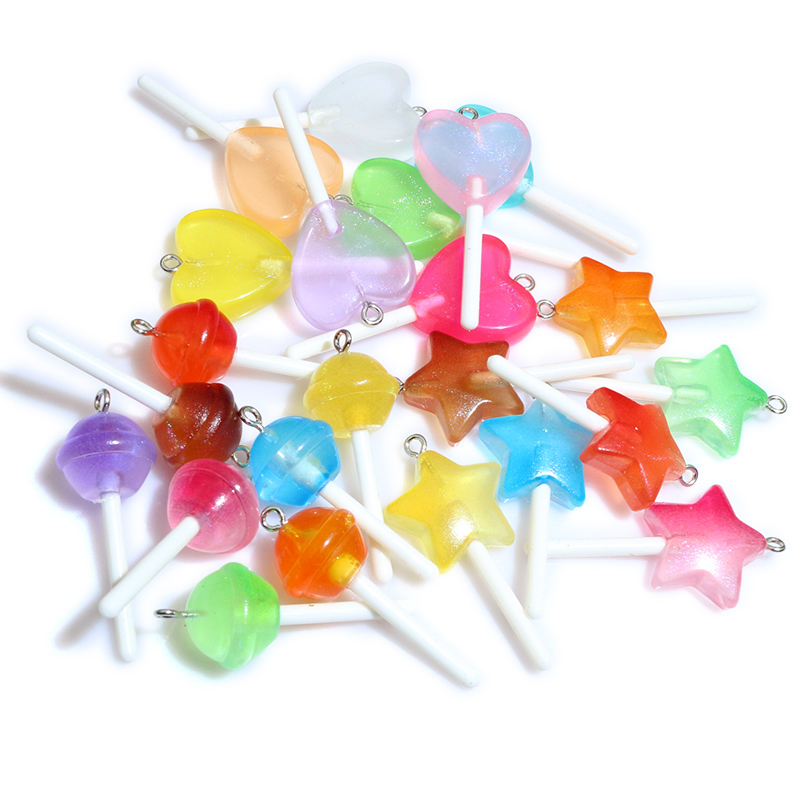 10pcs Resin Pendants Shiny Rou - đánh giá và giá Resin Craft Projects