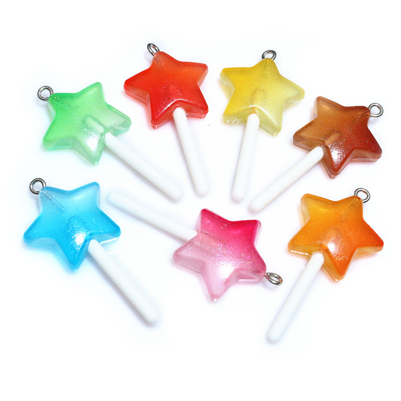 10pcs Resin Pendants Shiny Rou - đánh giá và giá Resin Craft Projects