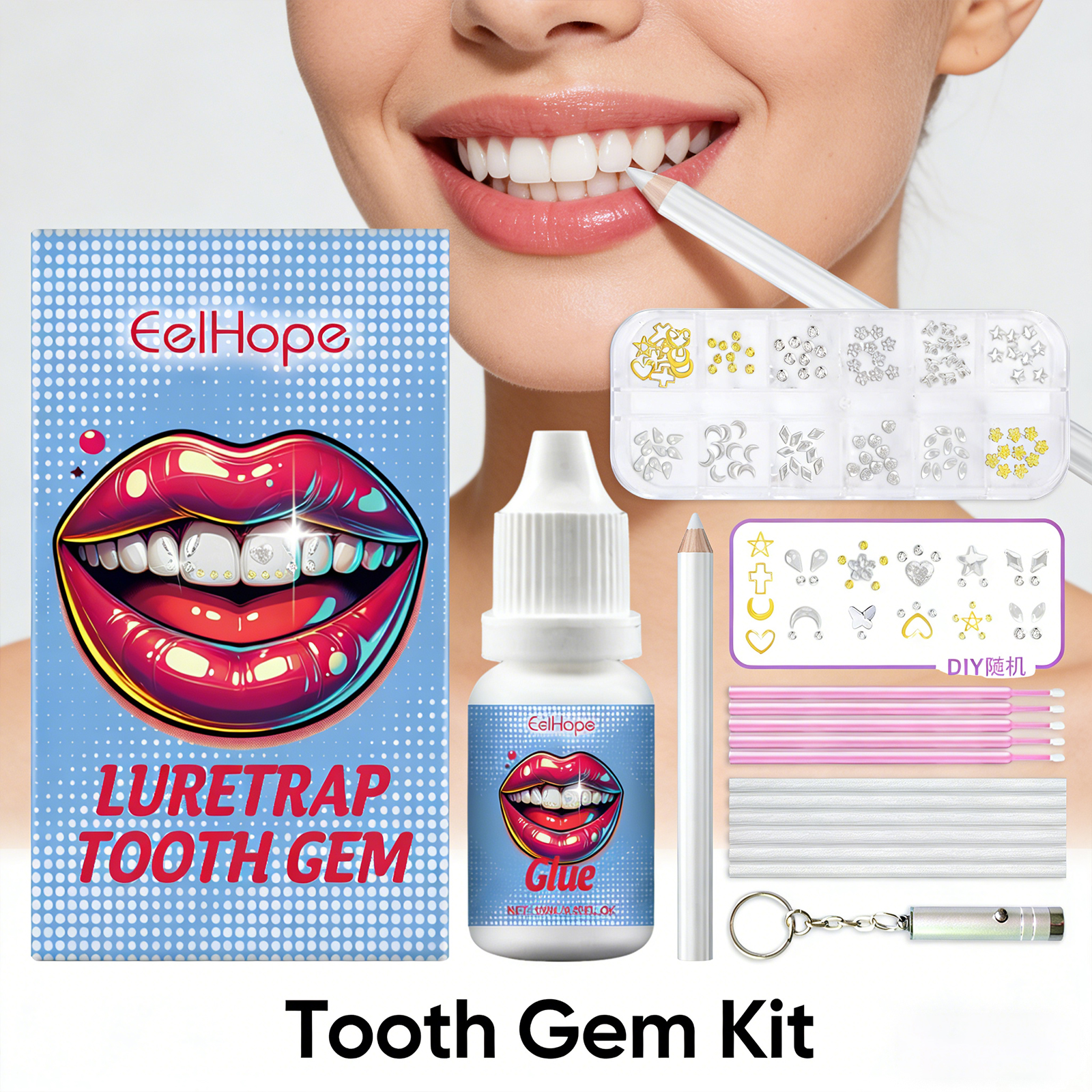 Tooth Gems Sparkling Teeth Jew - đánh giá và giá Resin Jewelry Kit