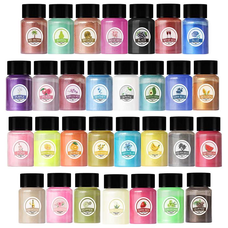 10g Pearlescent Powder Resin P - đánh giá và giá Resin Pigment Set