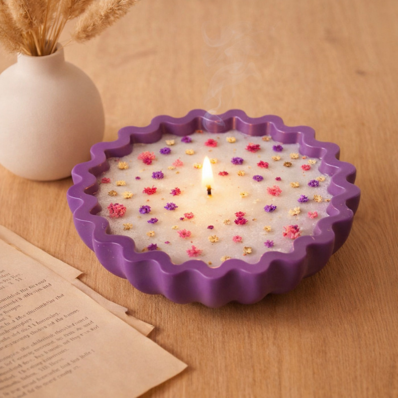 1 Epoxy plaster origami wave e - đánh giá và giá Coaster Mold Round