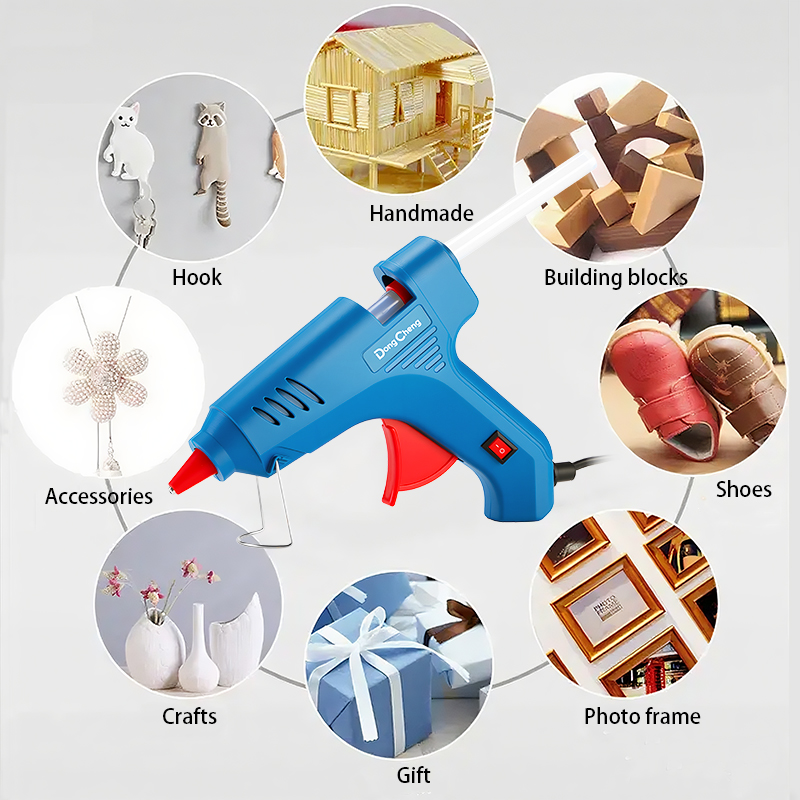 80W Mini Hot Melt Glue Gun DIY - đánh giá và giá Heat Gun Small