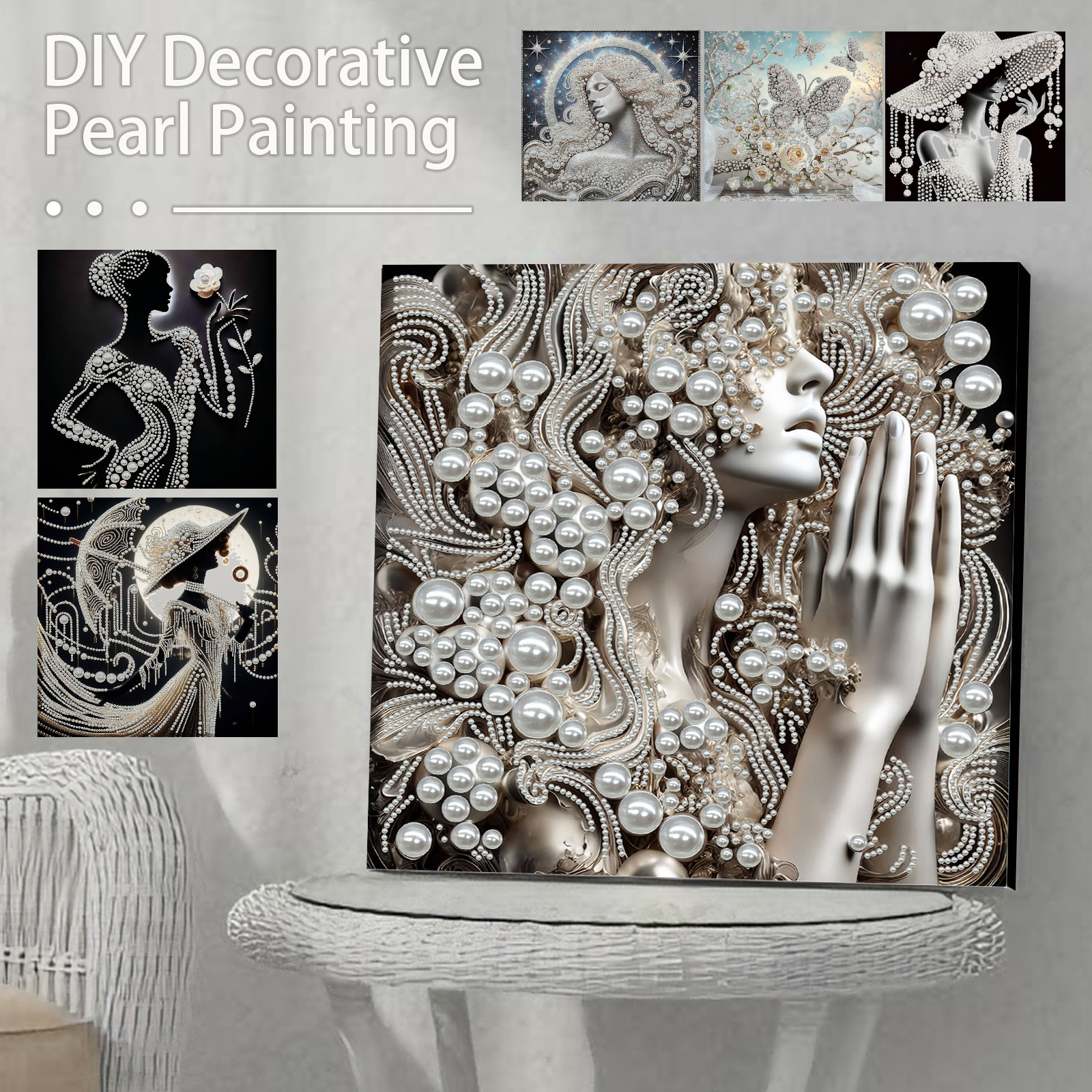 DIY Ladies Pearl Diamond Paint - đánh giá và giá Resin Craft For Beginners