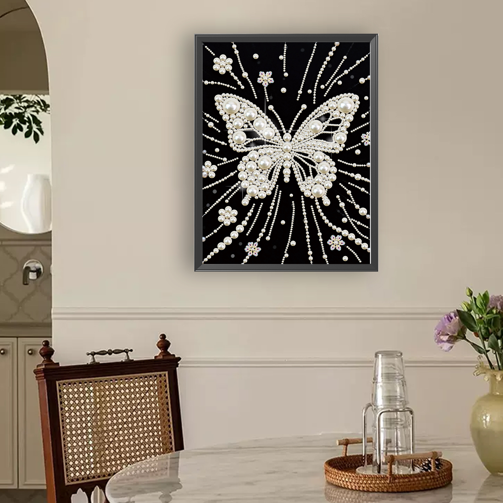 DIY Pearl Art Painting for Hom - đánh giá và giá Resin Craft Supplies