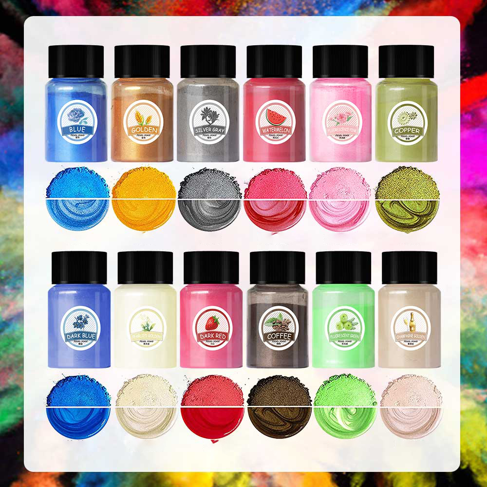 10ml Pearl Powder Epoxy Resin  - đánh giá và giá Resin Pigment Set