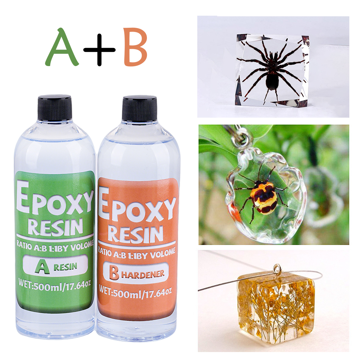 1:1 AB Resin Epoxy Glue Kit Hi - đánh giá và giá Resin Jewelry Kit
