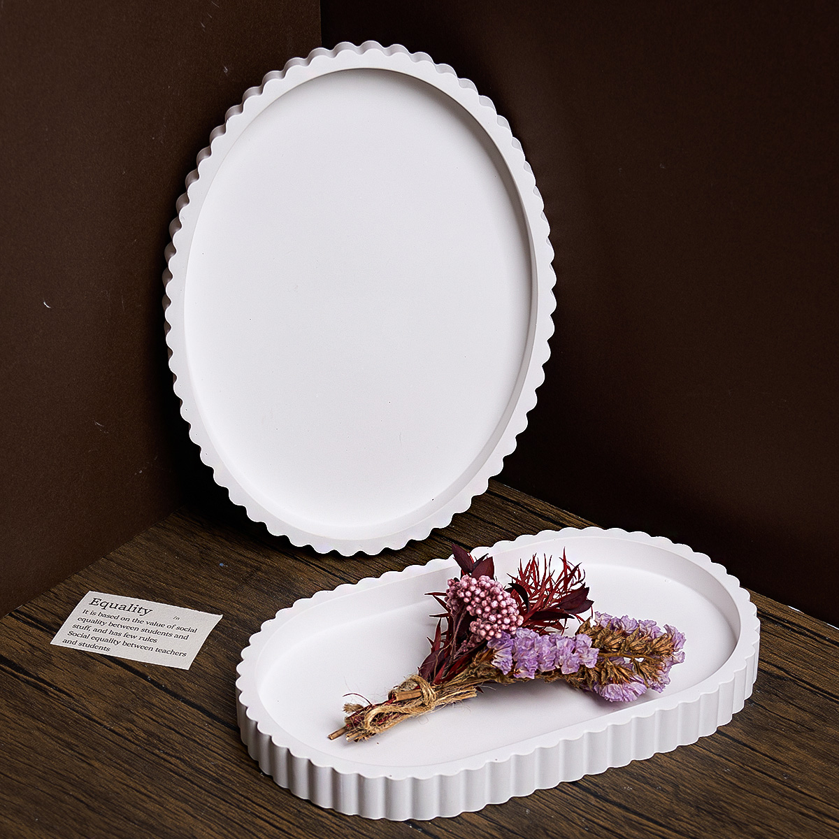 DIY Concrete Tray Silicone Mol - đánh giá và giá Coaster Mold Round