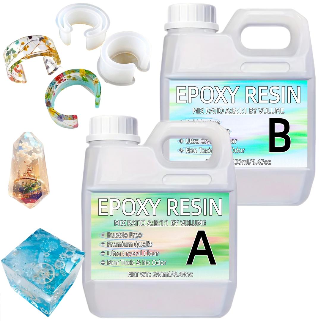 16.9oz Clear Epoxy Resin Kit C - đánh giá và giá Resin Jewelry Kit
